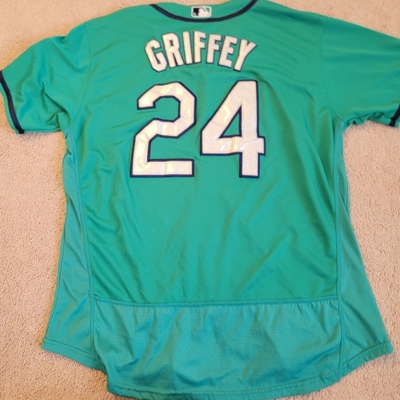 Seattle Mariners MLB Baseball Jersey Griffey Jr. #24 Size 44 - Picture 10 of 11
